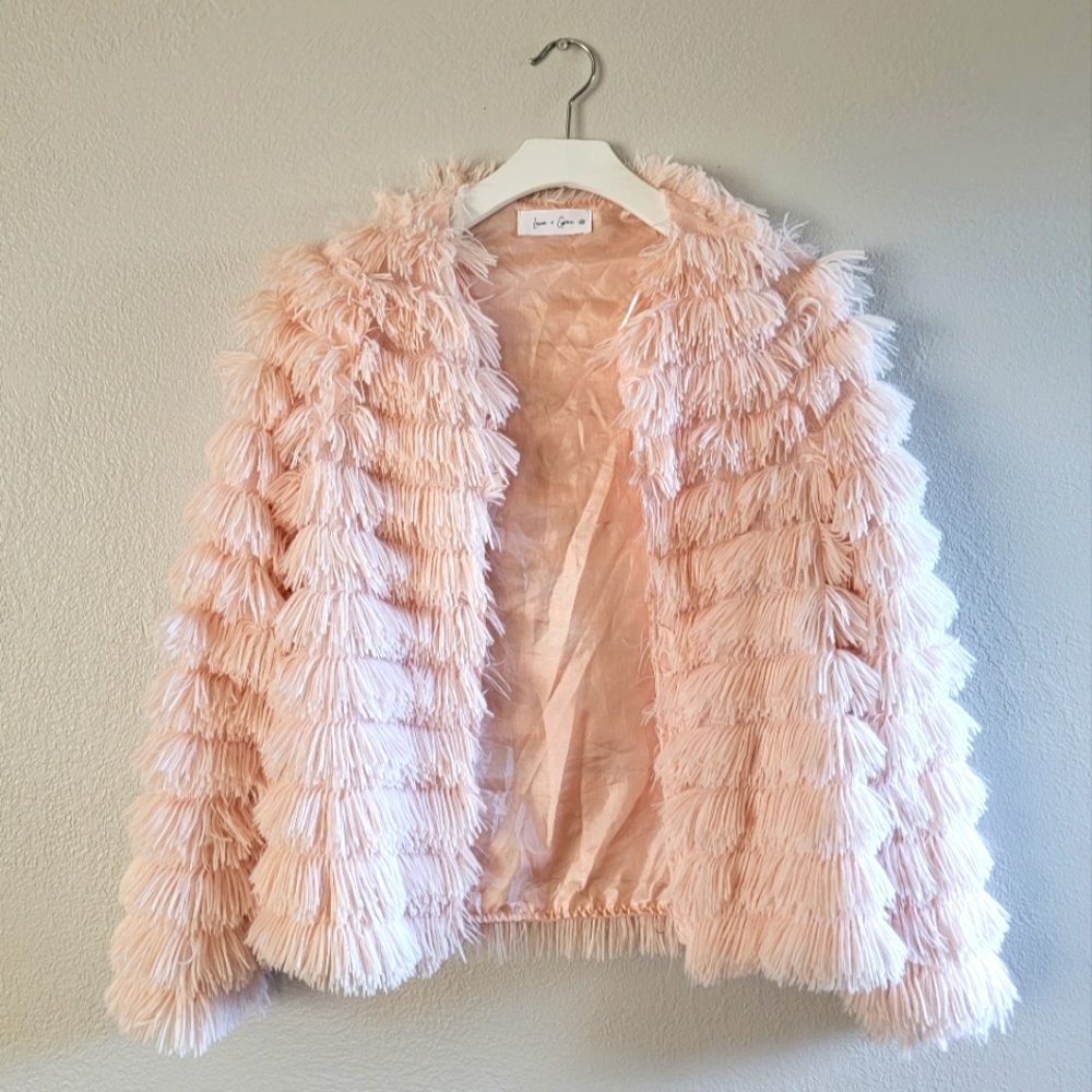 Women's Luca + Grae Faux Fur Cardigan Jacket